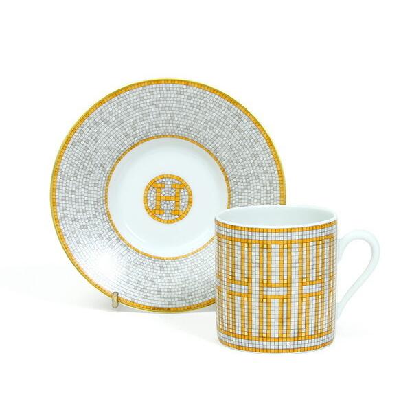 HERMES（エルメス） モザイク コーヒーカップ&ソーサー ペア 100ml