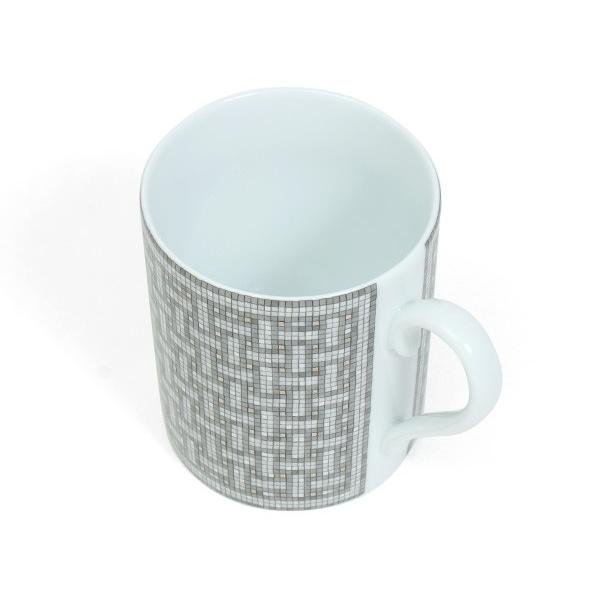 HERMES エルメス モザイク プラチナ マグカップ 300ml Mosaique HERMES エルメス モザイク プラチナ マグカップ 300ml Mosaique