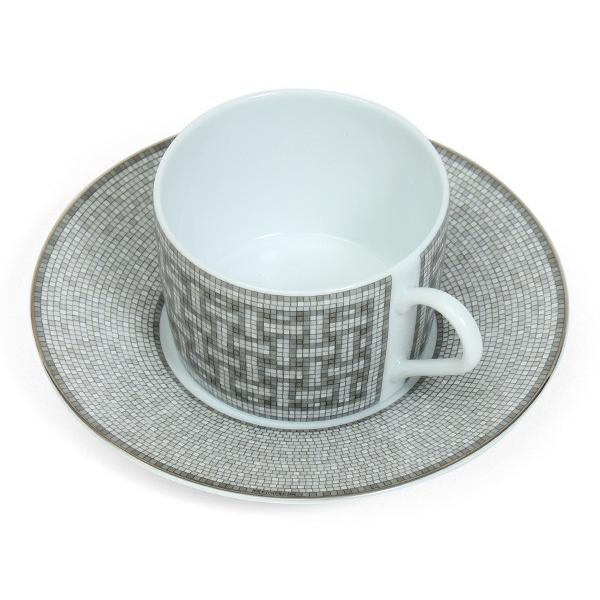 HERMES（エルメス） 箱だけ難あり モザイク プラチナ ティーカップ