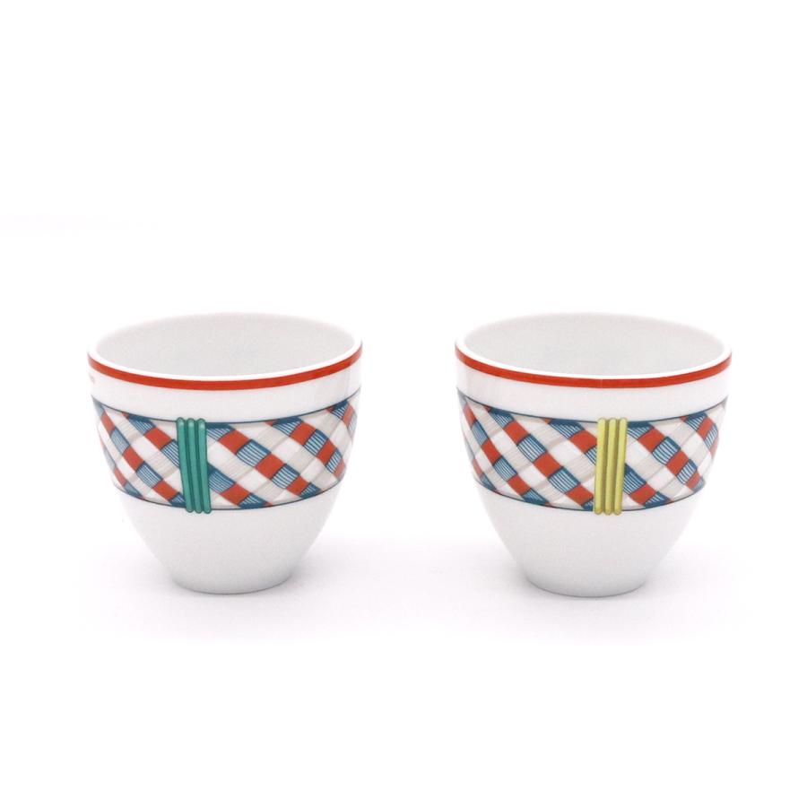 エルメス トレサージュ・エケストル タンブラー 90ml No.1 ペア HERMES Tressages questres タンブラー カップ 食器 ギフト 結婚祝い プレゼント 贈り物_1