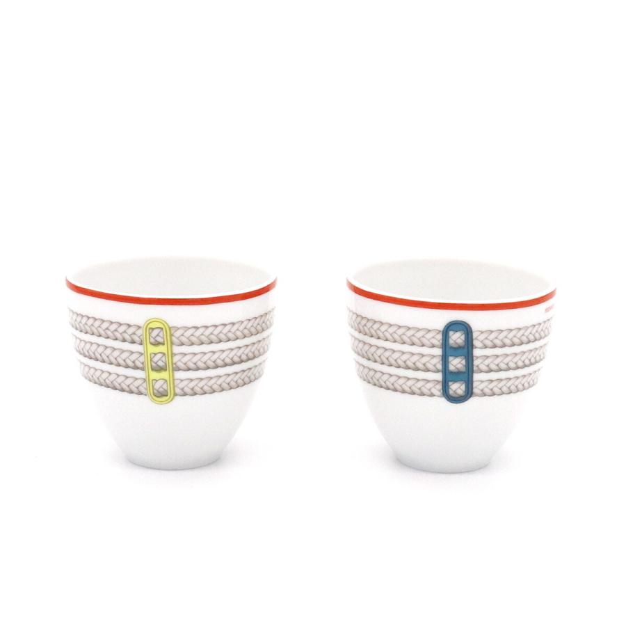 エルメス トレサージュ・エケストル タンブラー 90ml No.2 ペア HERMES タンブラー カップ 食器 ギフト 結婚祝い プレゼント_1