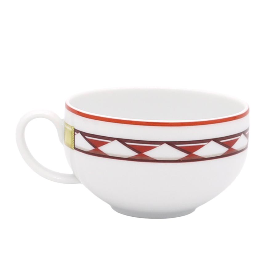 エルメス トレサージュ・エケストル ティーカップ＆ソーサー 200ml ペア HERMES 食器 セット ギフト 結婚祝い プレゼント 贈り物 食器セット ギフトセット 爆買の画像