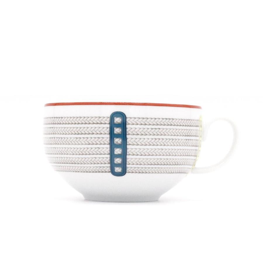 エルメス トレサージュ・エケストル モーニングカップ＆ソーサー 350ml ペア HERMES 食器 セット ギフト 結婚祝い 食器セット ギフトセット_5