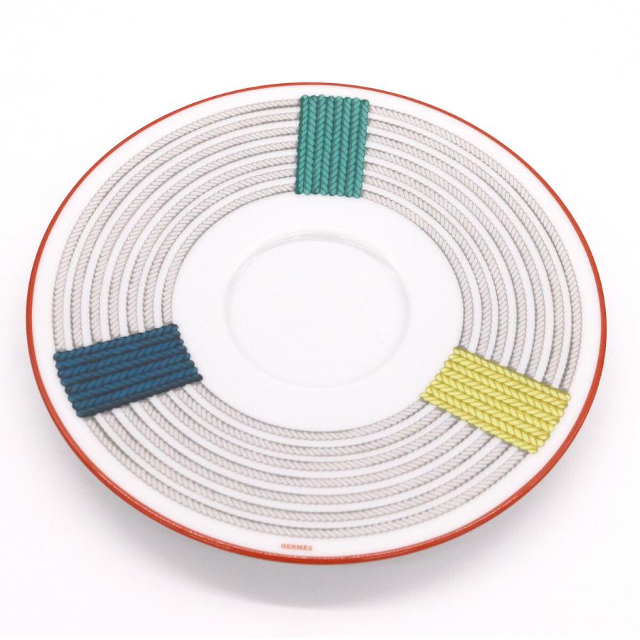 エルメス トレサージュ・エケストル モーニングカップ＆ソーサー 350ml ペア HERMES 食器 セット ギフト 結婚祝い 食器セット ギフトセット_7