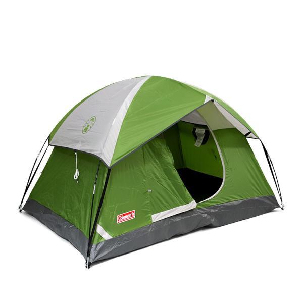 Coleman キャンプテント グリーン 収納バッグ付き Coleman（コールマン） サンドーム テント 2人用 グリーン 他の商品と