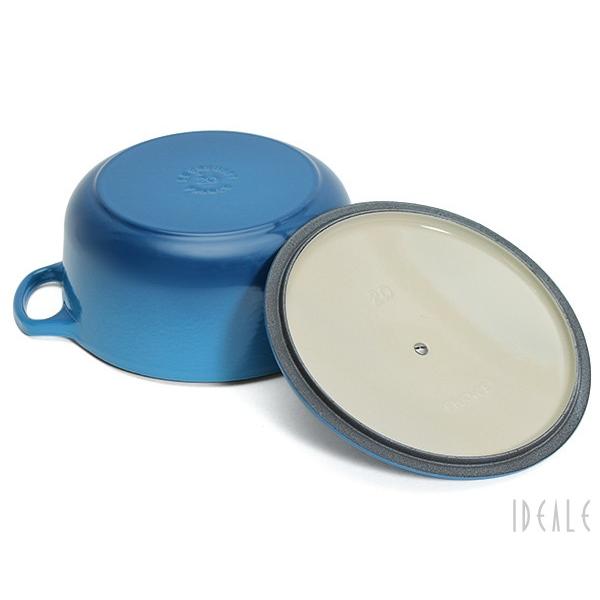 ル・クルーゼ 20cm 両手鍋　水色　ブルー ル・クルーゼ 20cm 両手鍋 水色 ブルー ル・クルーゼ 20cm 両手鍋 水色