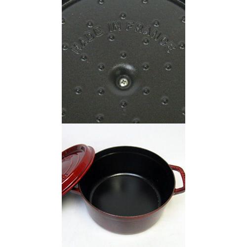 Staub ストウブ ココット ラウンド 24cm グレナディンレッド 87