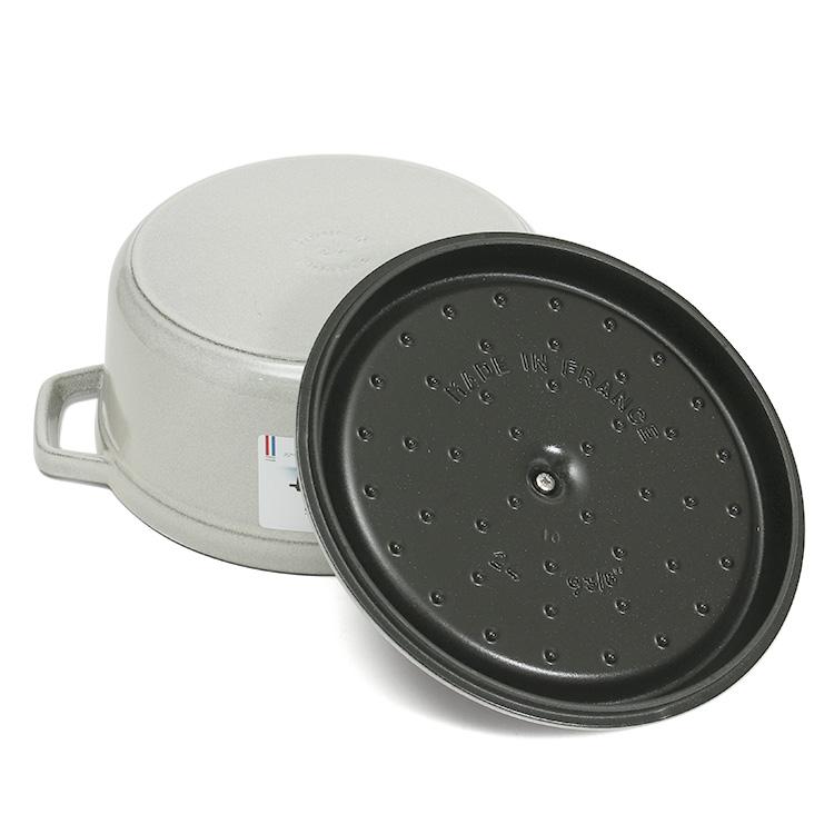 STAUB ココット カンパーニュホワイト 24cm