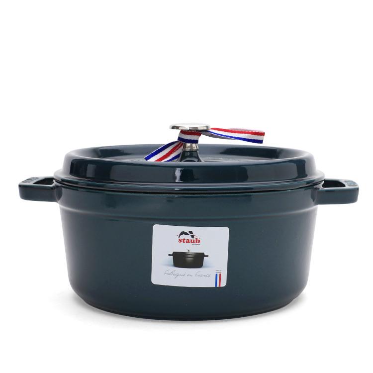 Staub　ココット・ロンド　シナモン　24cm　ストウブ Amazon.co.jp: staub ピコ・ココット ラウンド 24cm シナモン IH 対応