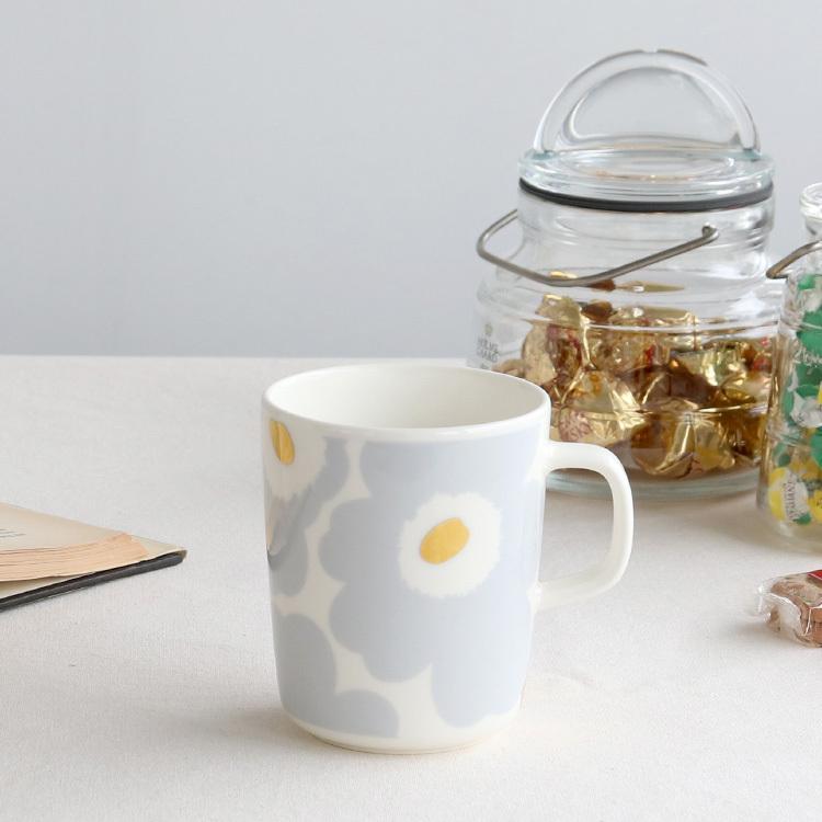 マリメッコ ウニッコ マグ 250ml ホワイト ライトグレー ゴールド Marimekko Unikko イデールヤフーショップ 通販 Yahoo ショッピング