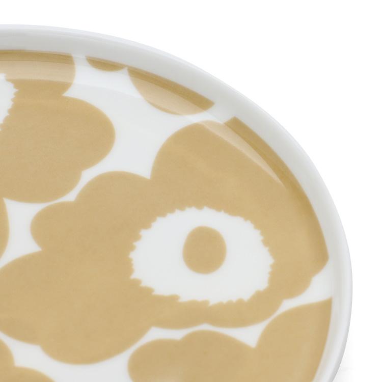 marimekko（マリメッコ） ウニッコ プレート 20cm ホワイト/ベージュ