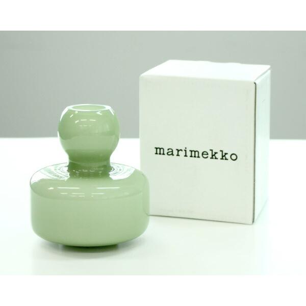 マリメッコ フラワーベース マウスブロウ（手吹き） オリーブ marimekko 花瓶 手吹きガラス 一輪挿し ギフト 結婚祝い プレゼント 贈り物 爆買 | marimekko | 01