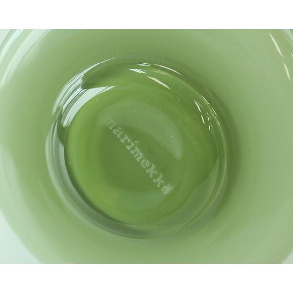 マリメッコ フラワーベース マウスブロウ（手吹き） オリーブ marimekko 花瓶 手吹きガラス 一輪挿し ギフト 結婚祝い プレゼント 贈り物 爆買 | marimekko | 04