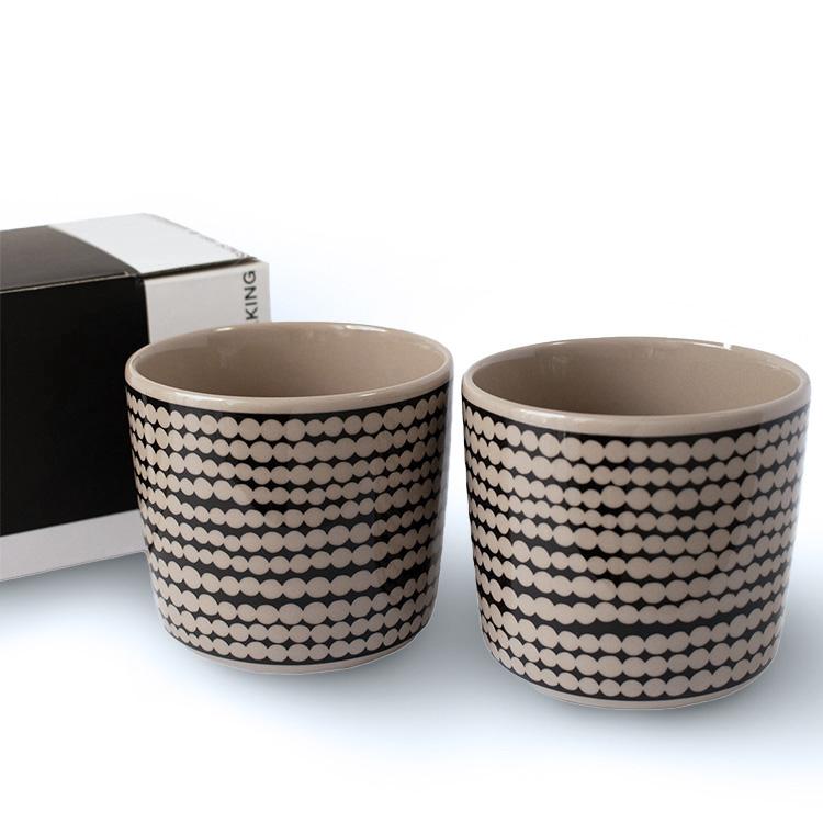 marimekko oiva SIIRTOLAPUUTARHA 2枚セット marimekko（マリメッコ） シイルトラプータルハ ラテマグ 200ml 2個