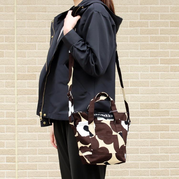 期間限定特価 マリメッコ ピエニウニッコ ミニ マツクリ ショルダーバッグ ベージュ ブラウン オフホワイト Marimekko Pieni Unikko Mini Matkuri 超激安 Futbolcarrasco Com