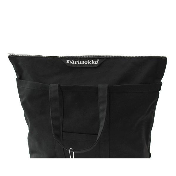 美品マリメッコ定番トートマツクリ大バッグ