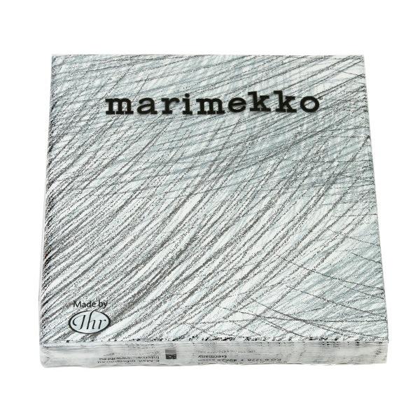 マリメッコ ペーパーナプキン レポ ブラック 33x33cm 20枚入り marimekko LEPO 北欧雑貨 新生活応援｜ideale｜02