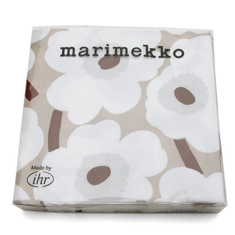 マリメッコ ペーパーナプキン ウニッコ ホワイトリネン 33x33cm marimekko 北欧雑貨 北欧 キッチン 紙ナプキン おしゃれ ギフト 結婚祝い 贈り物 爆買 | marimekko | 01