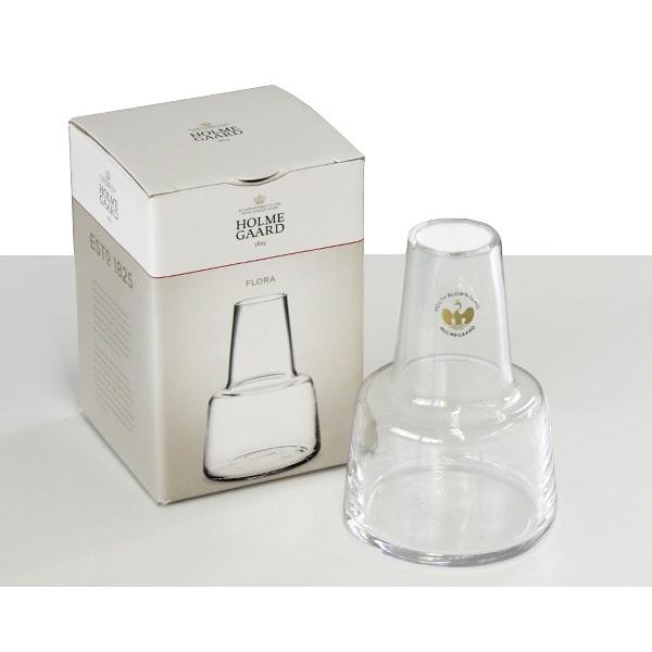 HOLMEGAARD ホルムガード フローラ ベース 12cm ミディアム クリア