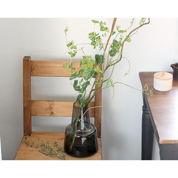 1617円 大感謝セール アウトレット 訳あり ホルムガード フローラ ベース 24cm ミディアム スモーク Holmegaard Flora Vase