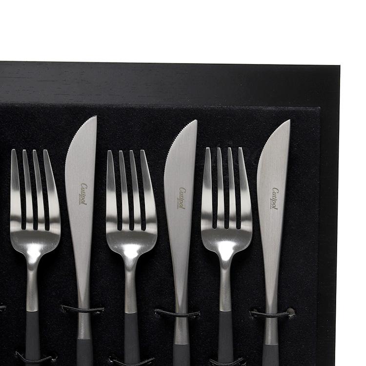 Cutipol（クチポール） ゴア ブラック ディナー24点セット ナイフ