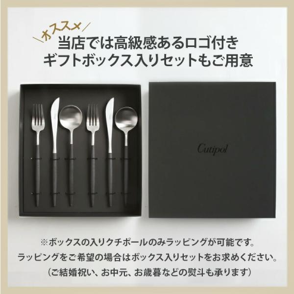 Cutipol（クチポール） ゴア オールブラック ディナースプーン