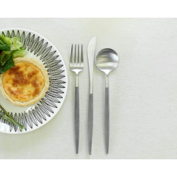 カトラリー セット クチポール デザート3点セットグレー クチポール ナイフ フォーク スプーン ゴア ギフト 結婚祝い 正規販売店 ゴア