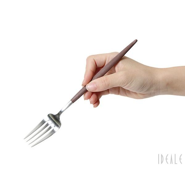 クチポール ゴア ブラウン ディナーフォーク/テーブルフォーク GOA 正規販売店 新生活 食器 カトラリー クチポール 正規販売店 セール 父の日 2026 | Cutipol | 01