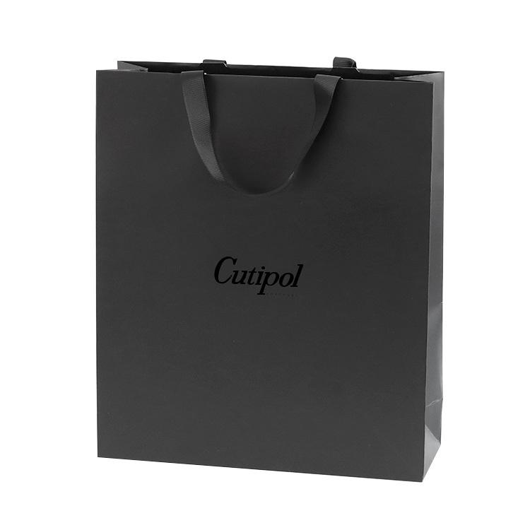 ブランド　紙袋　セット Cutipol（クチポール） 紙袋 黒ロゴ ※同ブランドの商品購入時のみお