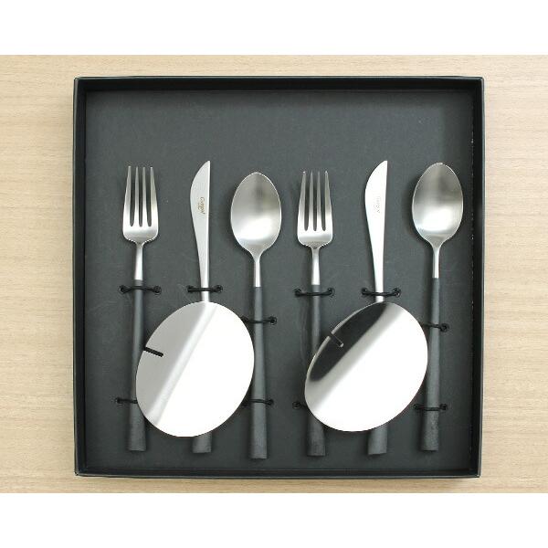 クチポール ノール デザートセット + カトラリーレスト 8点セット ギフトボックス入り 正規販売代理店 カトラリー ナイフレスト ギフト 結婚祝い 化粧箱付