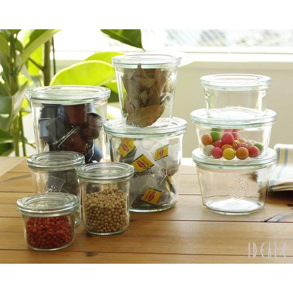 【新品】WECK ウェック タンブラー型 　(160ml)12個セット WECK（ウェック） モールドシェイプ WE760 ガラスキャニスター 160ml