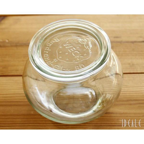 WECK（ウェック） デコシェイプ WE901 ガラスキャニスター 550ml 直径M