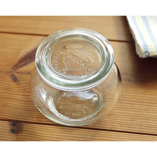 WECK（ウェック） デコシェイプ WE902 ガラスキャニスター 200ml 直径S