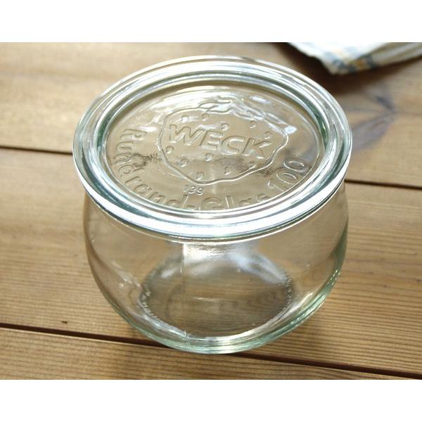WECK ウェック チューリップシェイプ WE744 ガラスキャニスター 500ml