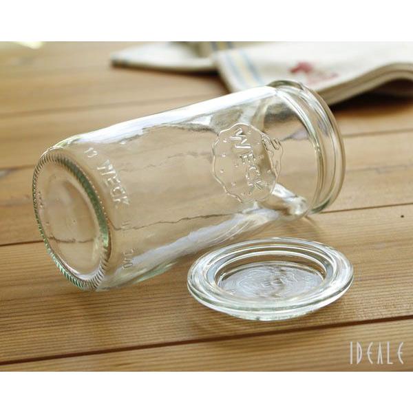 WECK（ウェック） ストレートシェイプ WE975 ガラスキャニスター 340ml