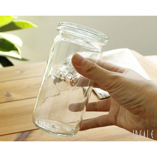 WECK（ウェック） ストレートシェイプ WE975 ガラスキャニスター 340ml