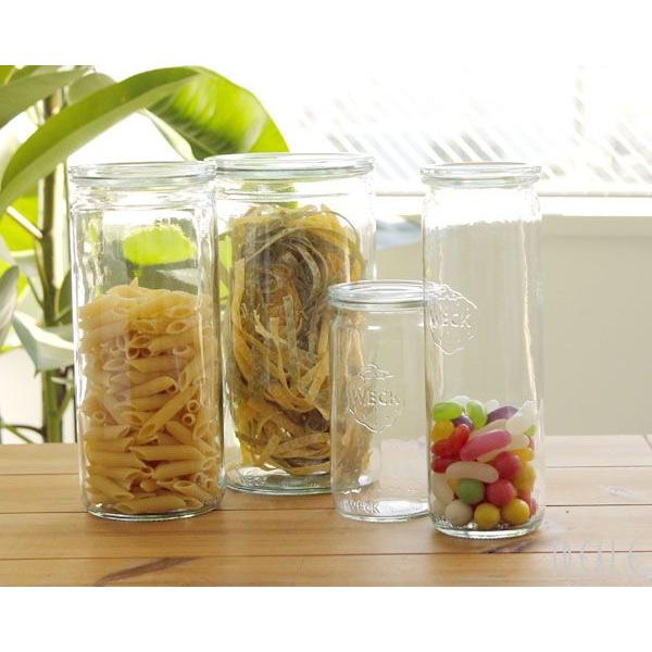 WECK（ウェック） ストレートシェイプ WE975 ガラスキャニスター 340ml