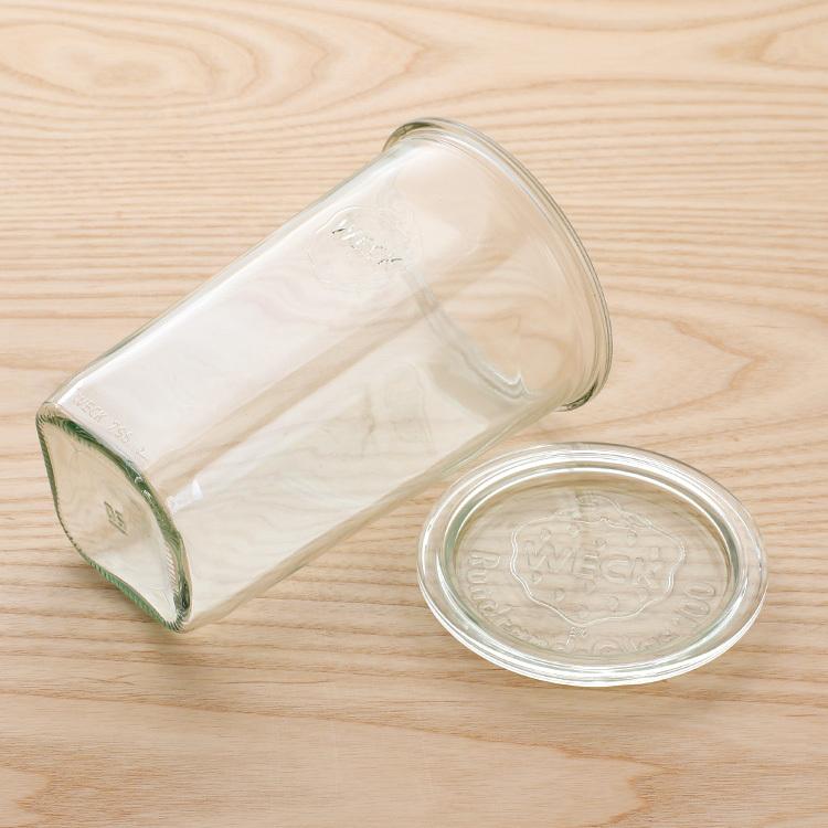 WECK（ウェック） クアドロ WE769 ガラスキャニスター 795ml 直径L