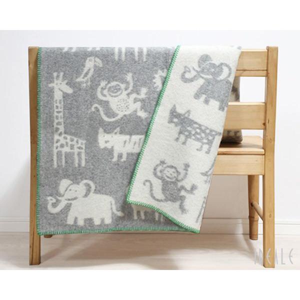 クリッパン(KLIPPAN) 241503 ジャングル ウールハーフブランケット90×130cm グレー（グレイ） [送料無料] 新生活応援 父の日 2026 | KLIPPAN | 01
