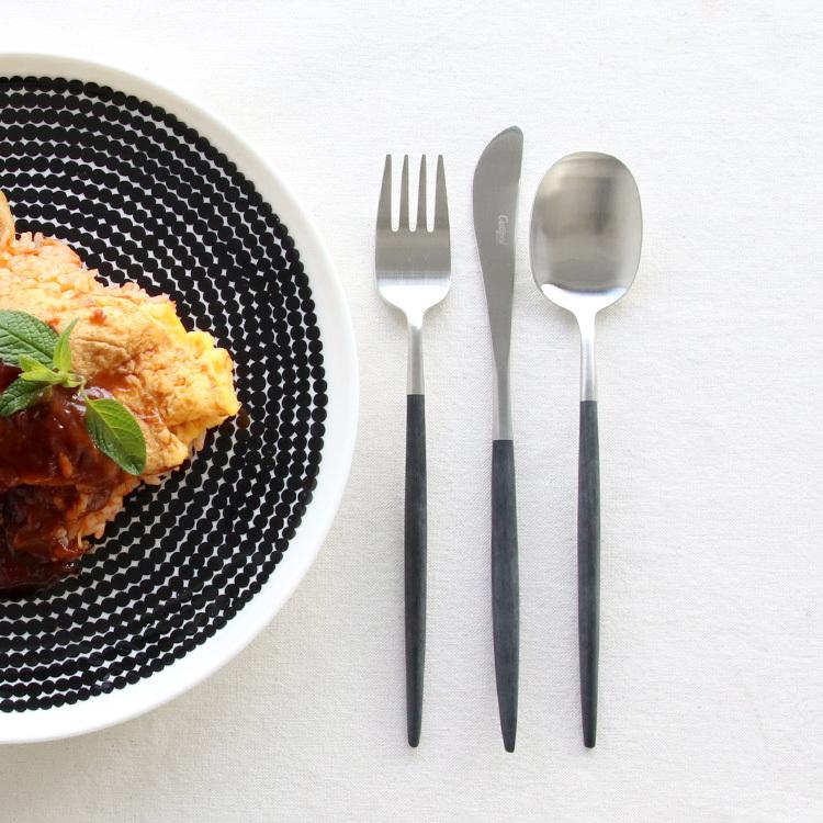 クチポール ナウ ブラック ディナー3点セット ナイフ フォーク スプーン Cutipol Nau ネコポス対応可 6セットまで イデールヤフーショップ 通販 Yahoo ショッピング