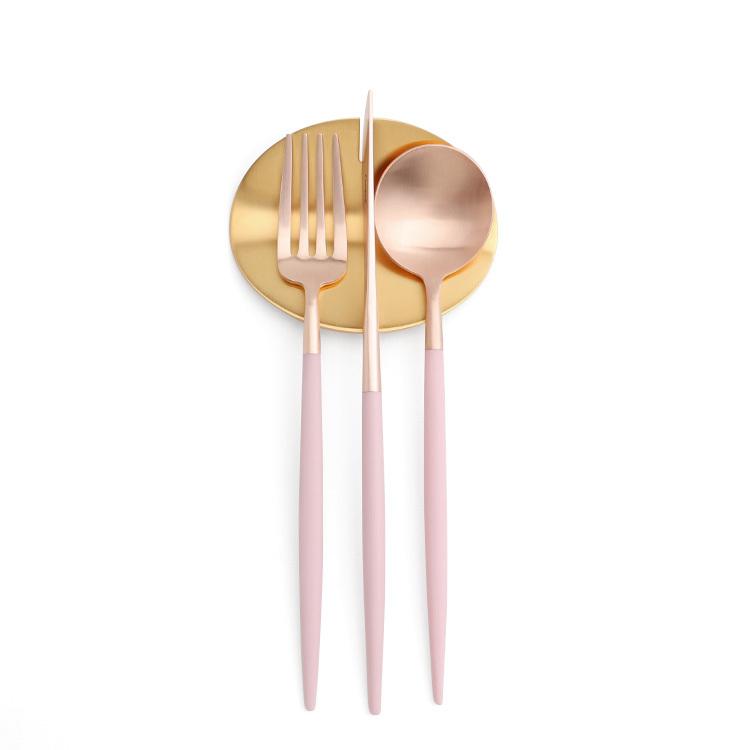 Cutipol クチポール ゴア ピンクマットローズゴールド デザートセット