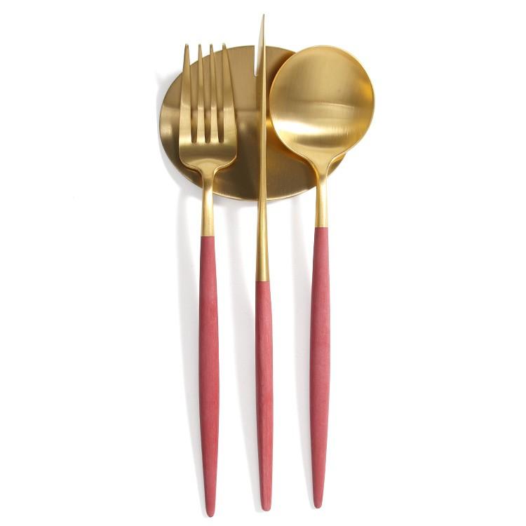 Cutipol クチポール ゴア レッドマットゴールド ディナーセット Cutipol クチポール ゴア レッドマットゴールド ディナーセット