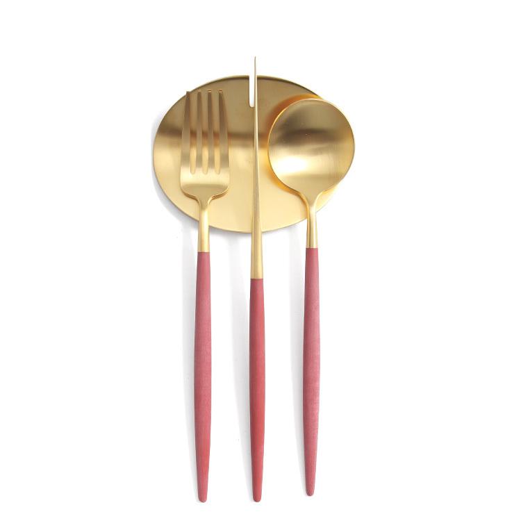 Cutipol クチポール ゴア レッドマットゴールド デザートセット Cutipol クチポール ゴア レッドマットゴールド デザートセット