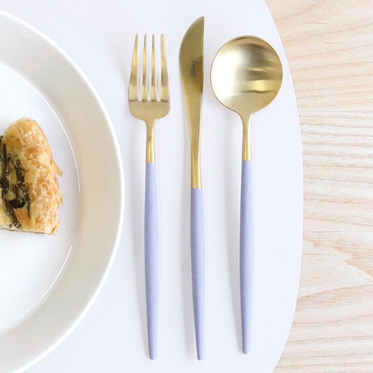 Cutipol（クチポール） ゴア バイオレットマットゴールド ディナー3点