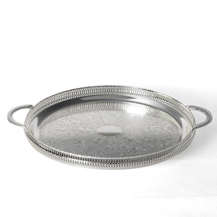 英国】チッペンデールのギャラリートレー / ドリンクトレー36 cm