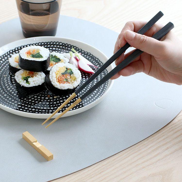 クチポール クーベ 箸 + 箸置き 箱付ペアセット マットゴールド Cutipol KUBE 正規販売代理店 ペア カトラリー はし ギフト 結婚祝い 食器セット セール 爆買 | Cutipol | 07