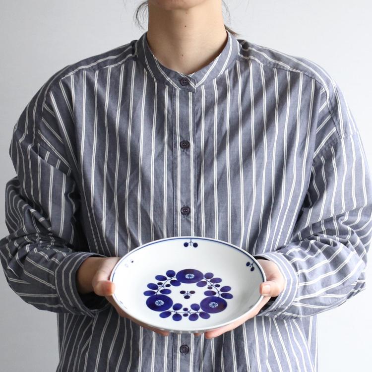 白山陶器 ブルーム プレート Mサイズ 19.5cm 皿 お皿 ギフト