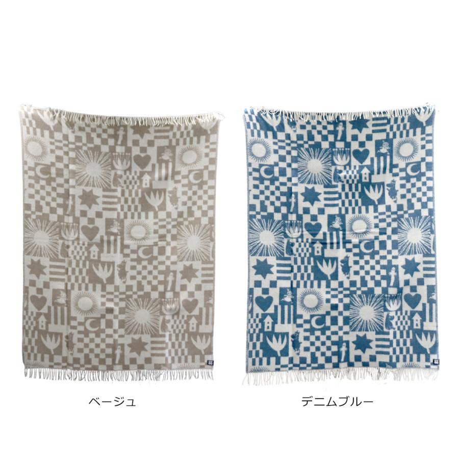 KLIPPAN（クリッパン） ウールスローケット ムーミンプレイ 130×200cm