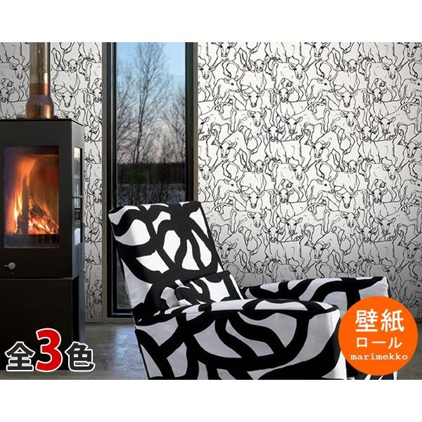 幅70cm 壁紙 Marimekko 壁紙 Essential 定番シリーズ Iltavilli イルタヴィッリ Mmw Ilta イデールヤフーショップ イルタヴィッリ イルタヴィッリ マリメッコ 選べる3色