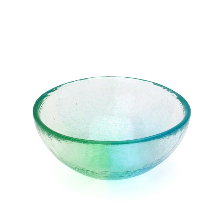 藍花 藍花×岩澤硝子 空のいろどり ボウル Aika 江戸硝子 食器